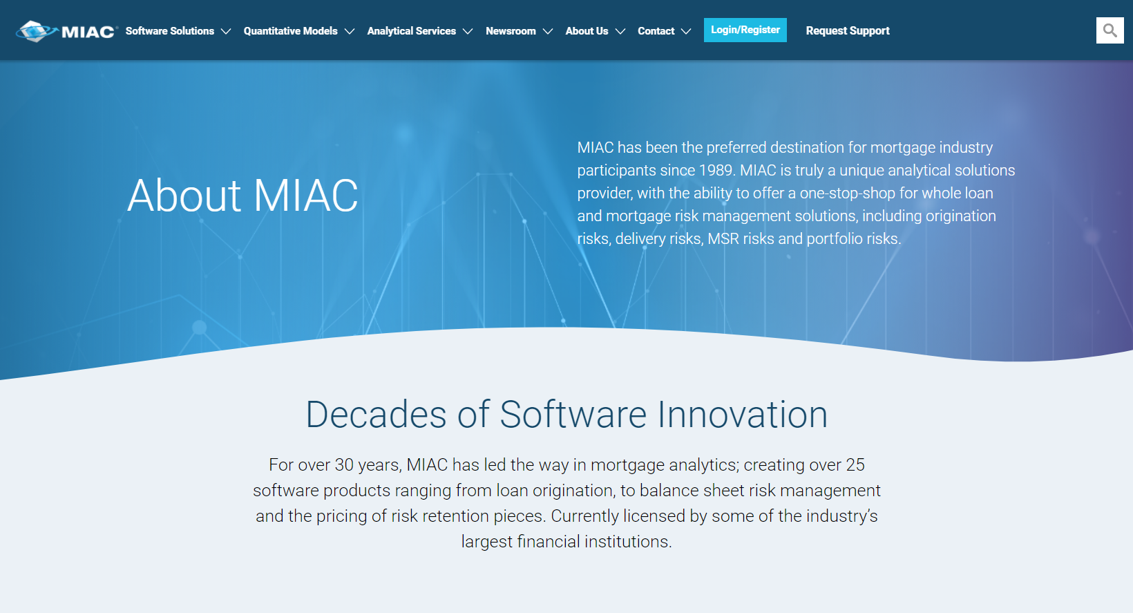 About MIAC – Mortgage Analytics and Software – MIAC Analytics